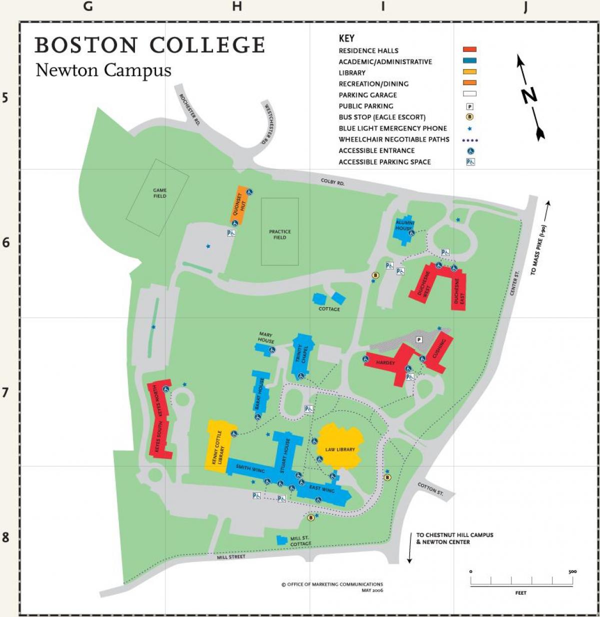 kartu Boston college