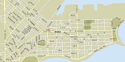 Karta Boston mase