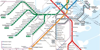 Boston shema metro