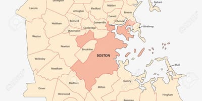Boston metro kartica